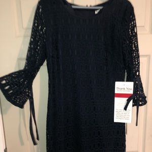 navy lace dress NEVER WORN BEFORE